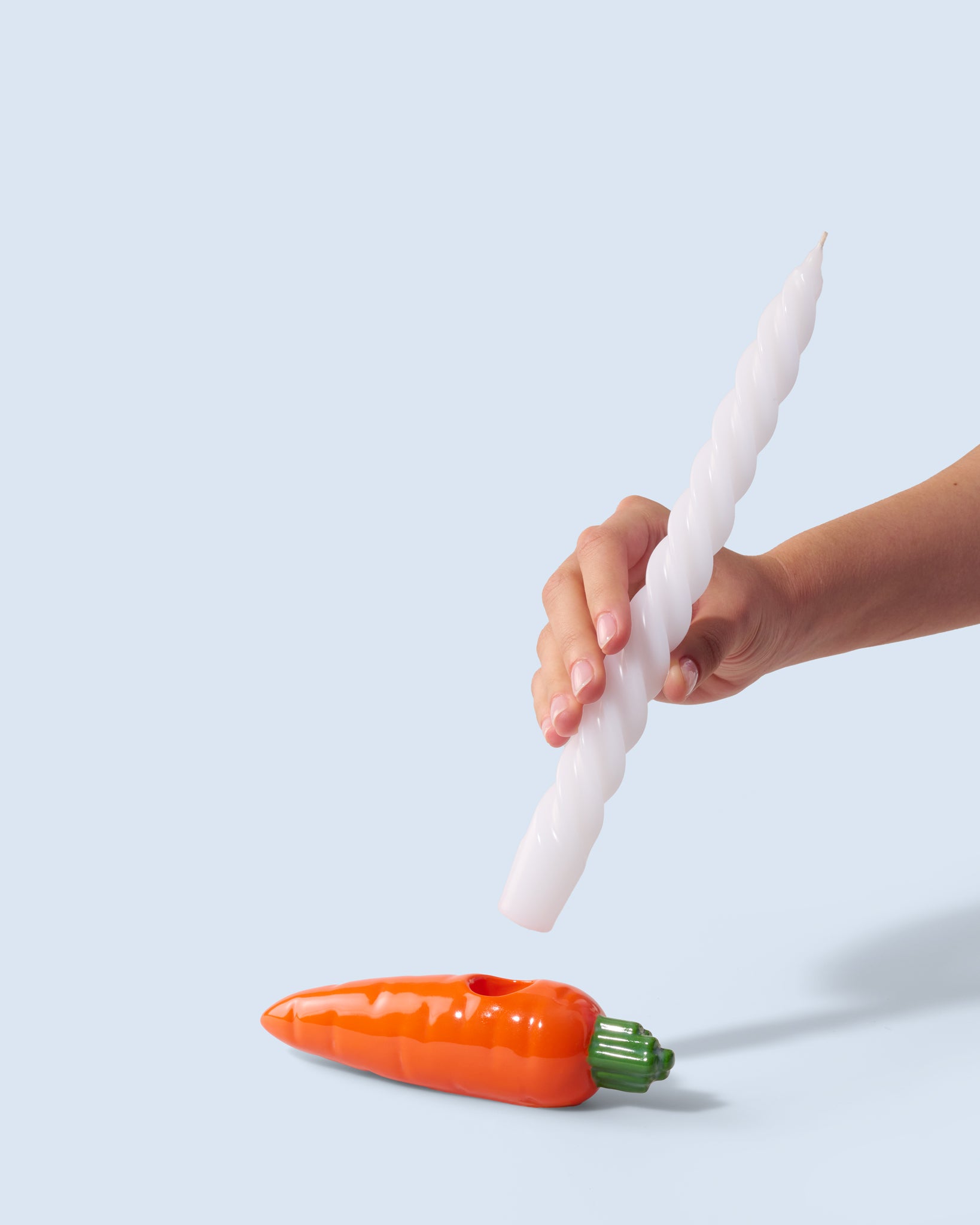 Carrot Candle Holder