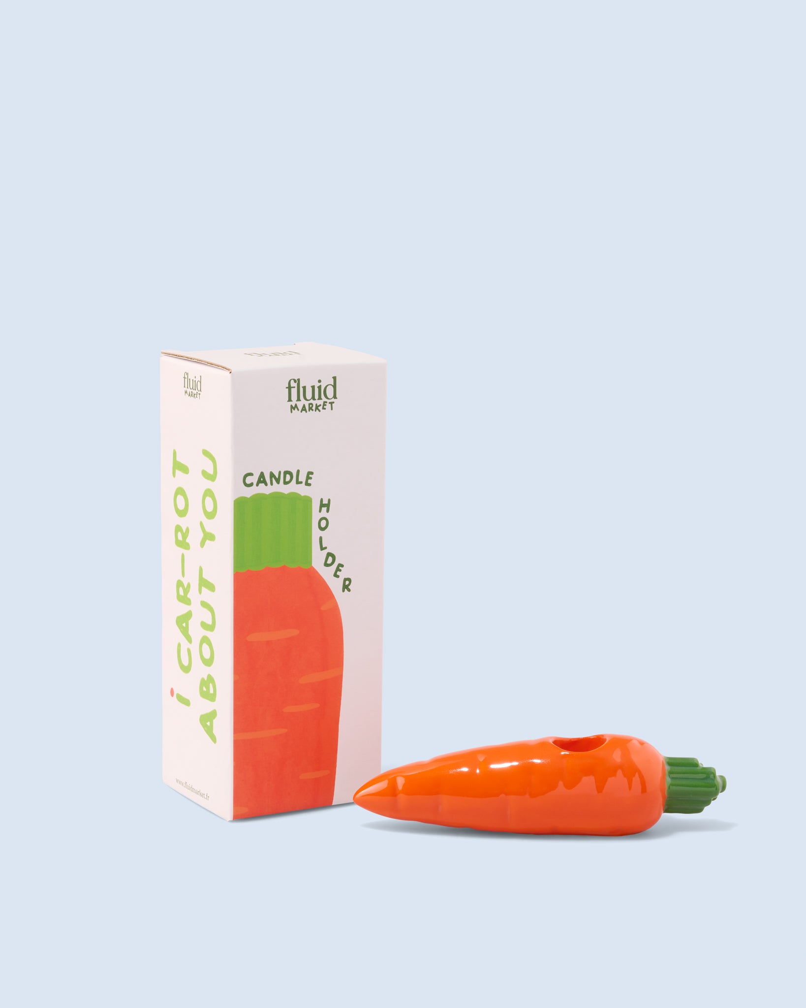 Carrot Candle Holder